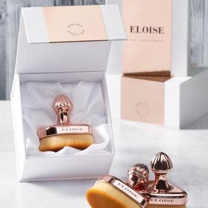 ELOISE BEAUTY Mini Teardrop Brush Rose Gold Mirror Finish